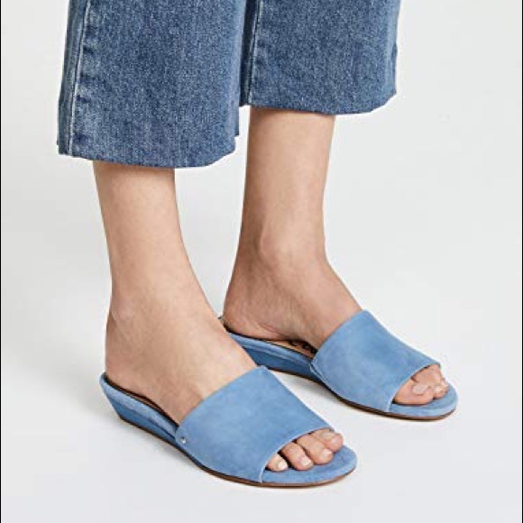 NWT Sam Edelman Liliana Blue Wedge - Picture 2 of 5